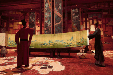 千里江山圖片段1